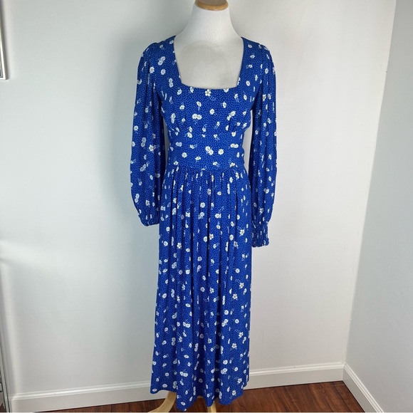 Coco Fennell Blue Daisy Dolly Dress - Size UK 6 US 2 - Picture 3 of 8